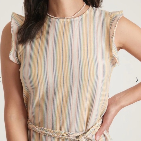 Marine Layer Laney Mini Dress Beach Stripe V2 size M new - Picture 2 of 7